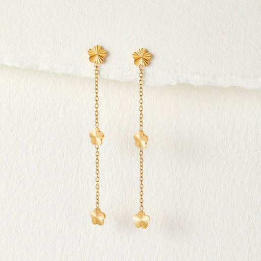 Flower Power Petal Drop Earrings